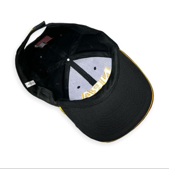 NRA Black Embroidered Hat Logo National Rifle Association USA Flag Adjustable - Picture 5 of 9